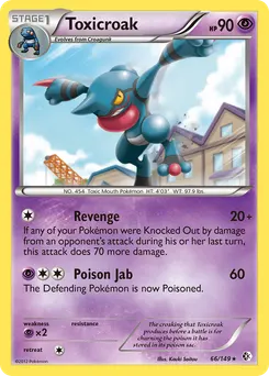 Toxicroak #66, Reverse Foil