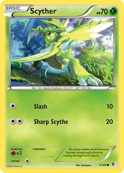 Scyther #7, Reverse Foil