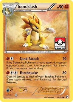 Sandslash #79, Reverse Foil