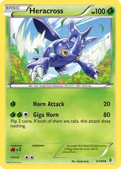 Heracross #8, Reverse Foil