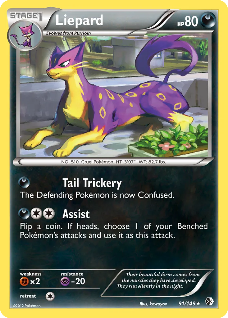 Liepard #91, Boundaries Crossed