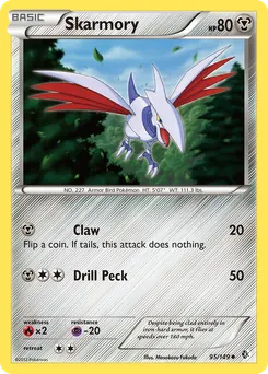 Skarmory #95, Reverse Foil