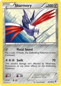 Skarmory #96, Reverse Foil