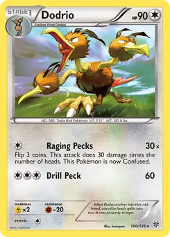 Dodrio #100, Standard