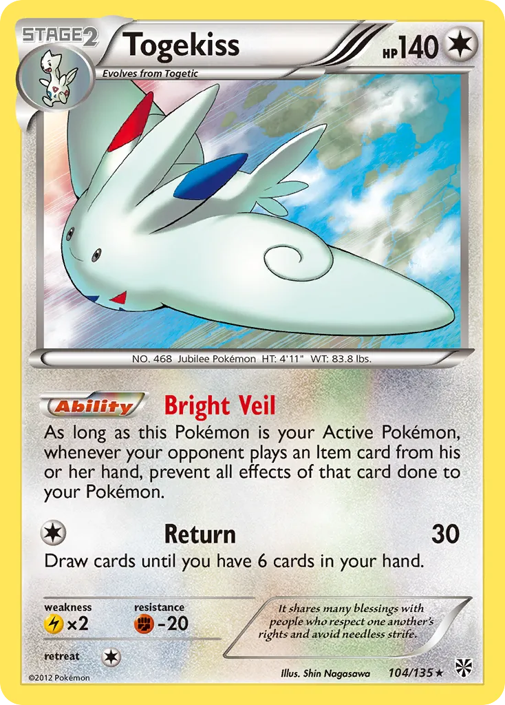 Togekiss #104, Plasma Storm