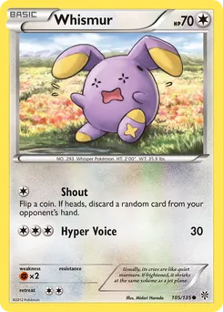 Whismur #105, Plasma Storm