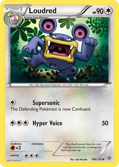 Loudred #106, Plasma Storm