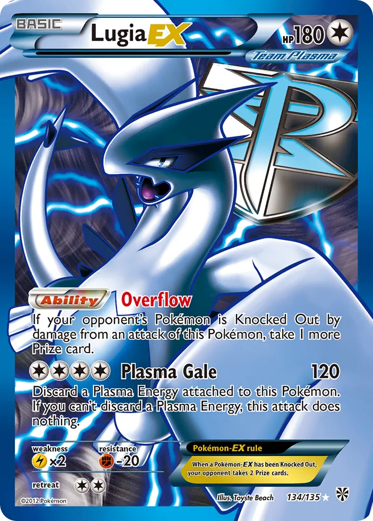 Lugia-EX #134, Plasma Storm