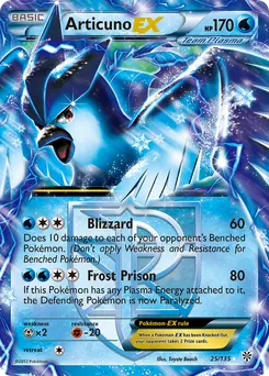 Articuno-EX #25, Standard
