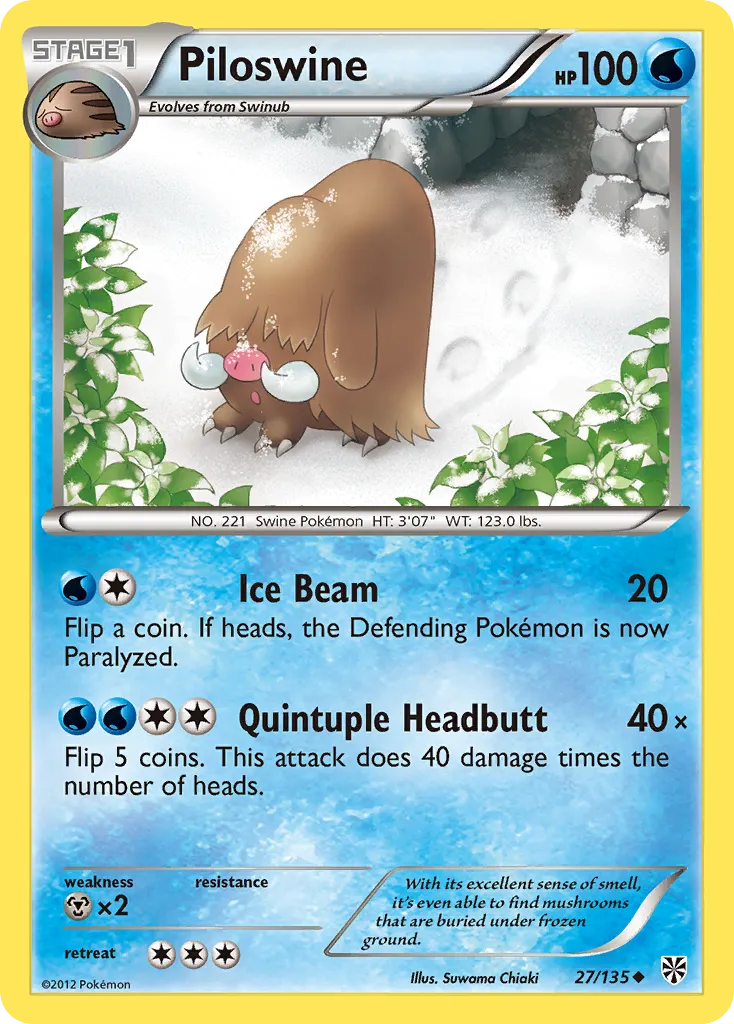 Piloswine #27, Plasma Storm