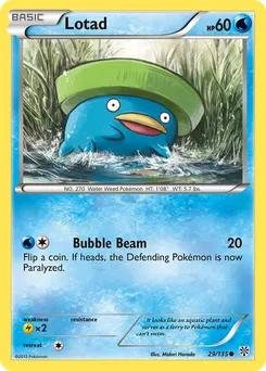 Lotad #29, Reverse Foil