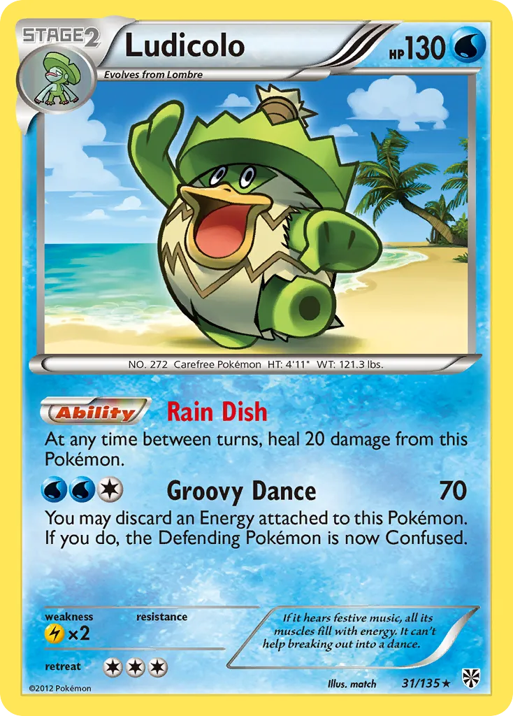 Ludicolo #31, Plasma Storm