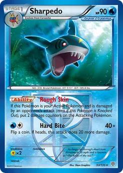 Sharpedo #33, Reverse Foil
