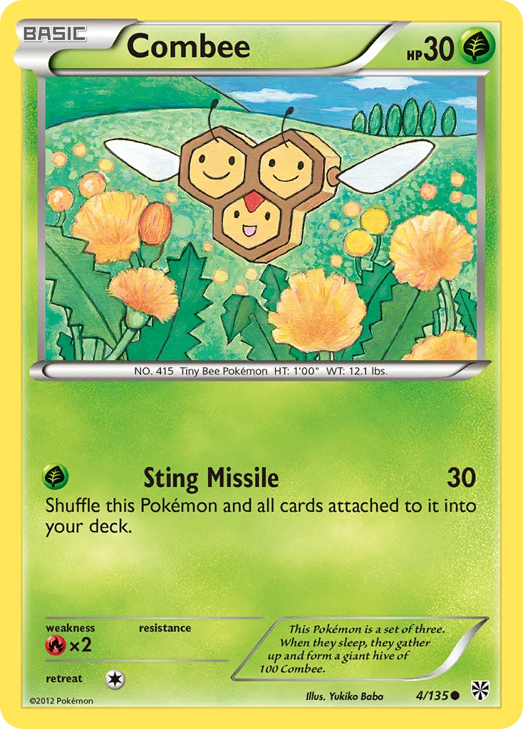 Combee #4, Plasma Storm Reverse Foil