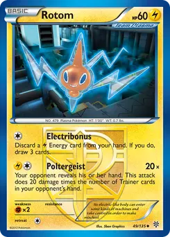 Rotom #49, Reverse Foil