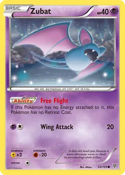 Zubat #53, Reverse Foil