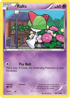 Ralts #59, Reverse Foil