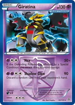Giratina #62, Holo Cracked Ice
