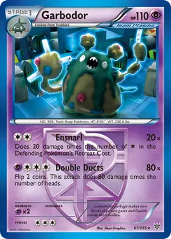 Garbodor #67, Reverse Foil