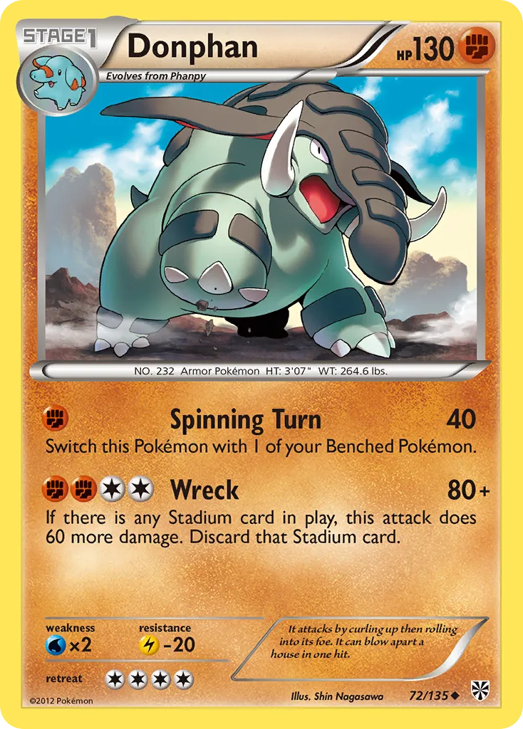 Donphan #72, Plasma Storm