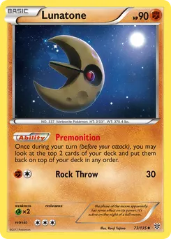 Lunatone #73, Reverse Foil