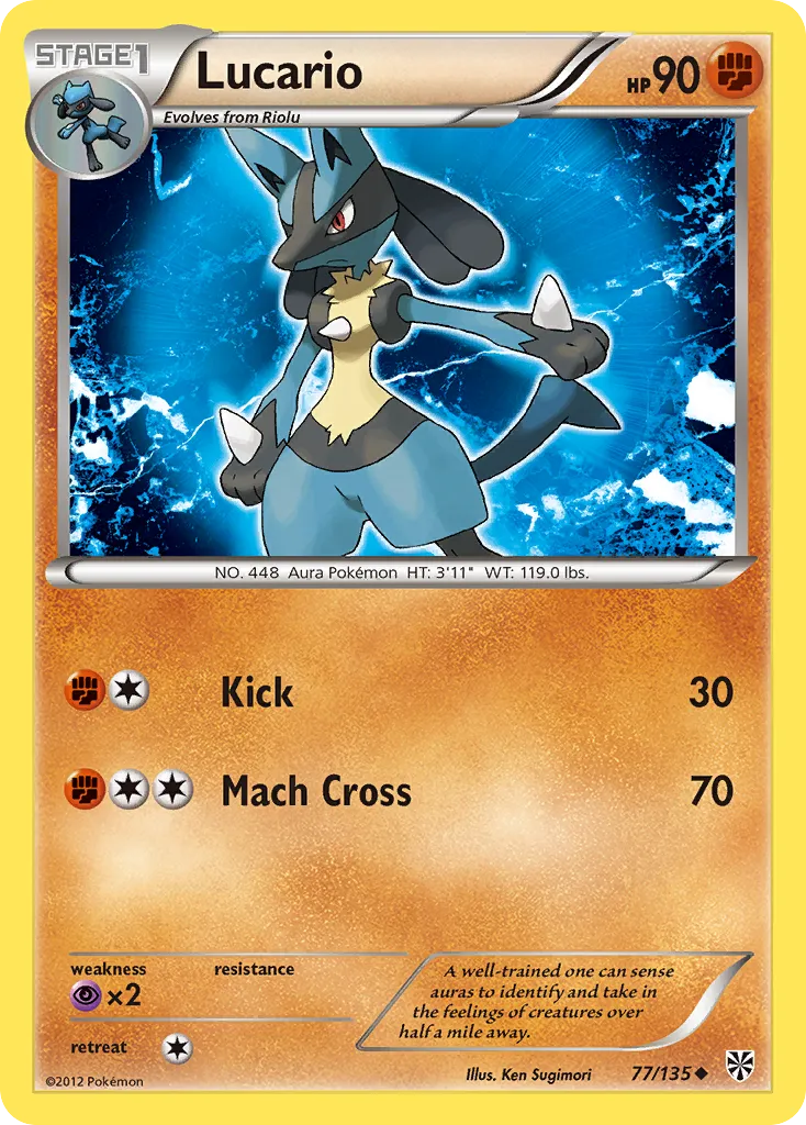 Lucario #77, Plasma Storm
