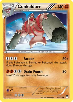 Conkeldurr #81, Reverse Foil