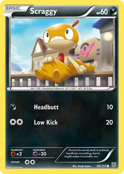 Scraggy #85, Reverse Foil