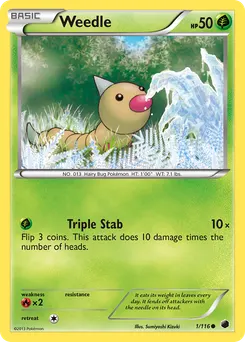 Weedle #1, Reverse Foil