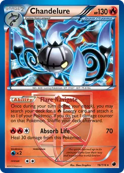 Chandelure #16, Standard
