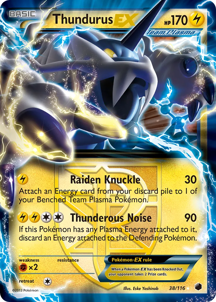 Thundurus-EX #38, Plasma Freeze