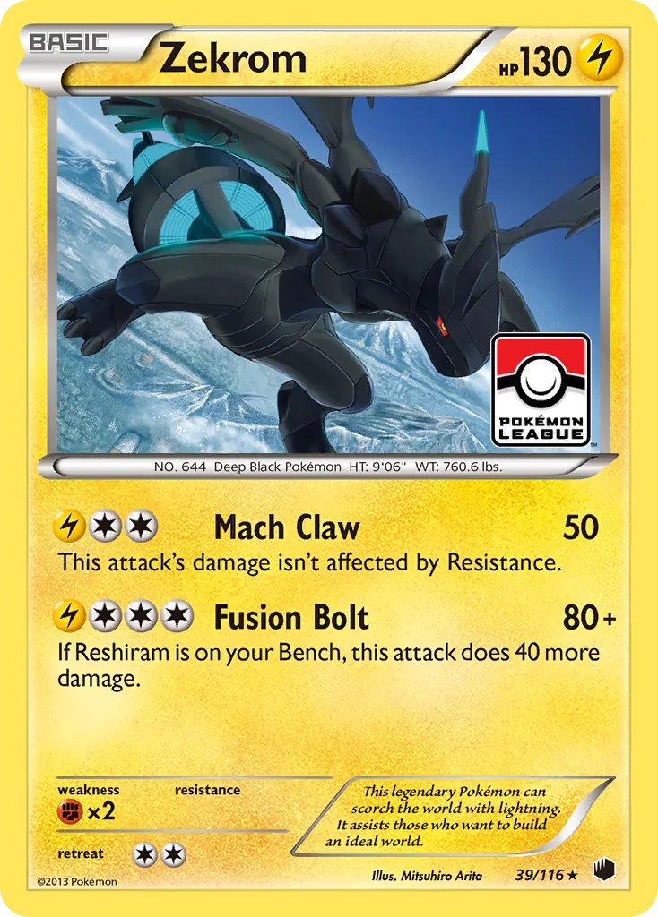 Zekrom #39, Plasma Freeze Reverse Foil
