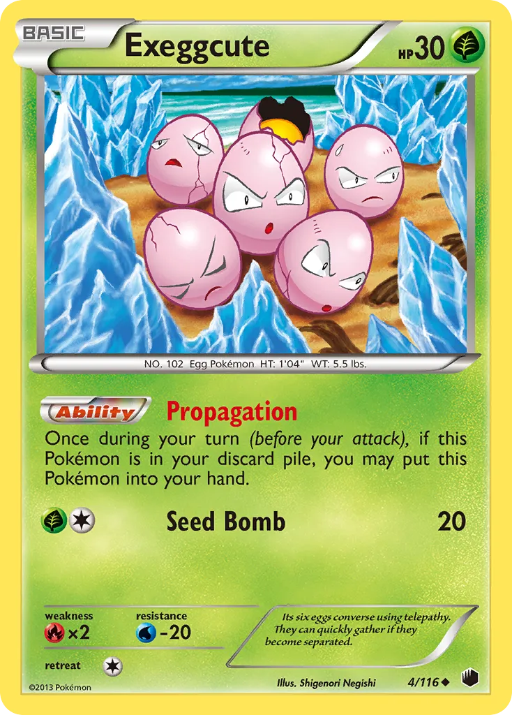 Exeggcute #4, Plasma Freeze