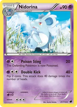 Nidorina #41, Reverse Foil