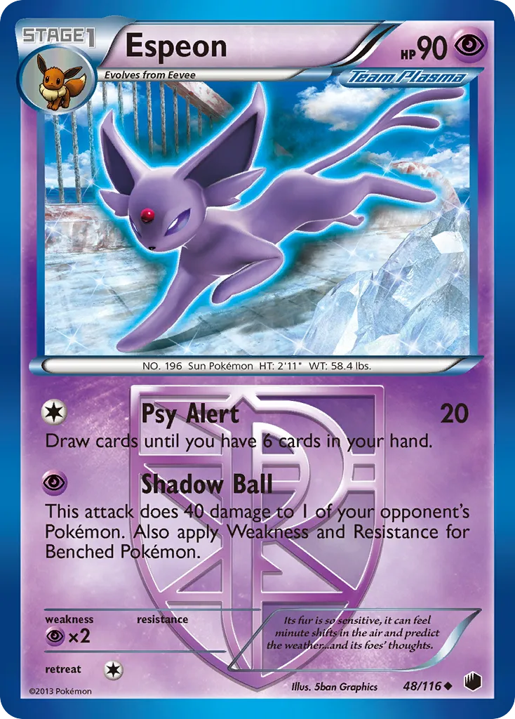 Espeon #48, Plasma Freeze