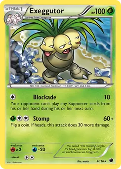 Exeggutor #5, Standard