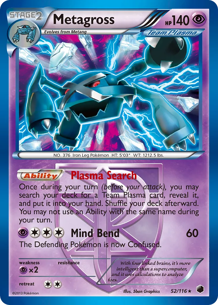 Metagross #52, Plasma Freeze