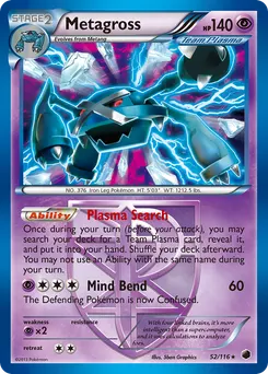 Metagross #52, Reverse Foil