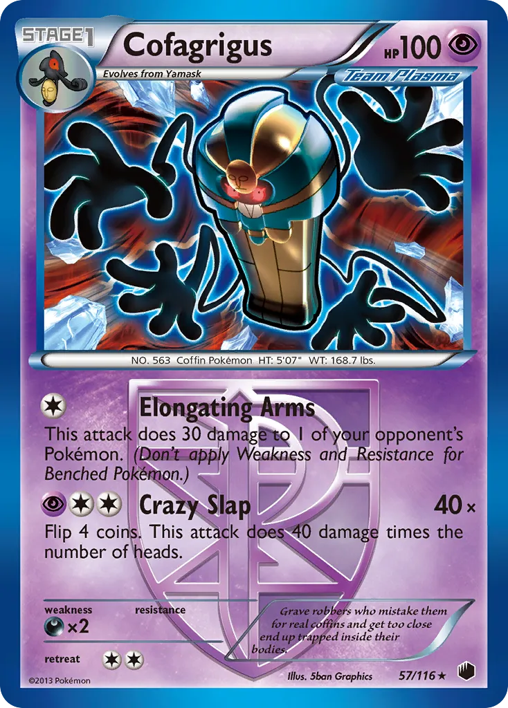 Cofagrigus #57, Plasma Freeze Reverse Foil