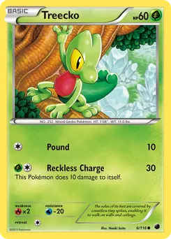 Treecko #6, Reverse Foil