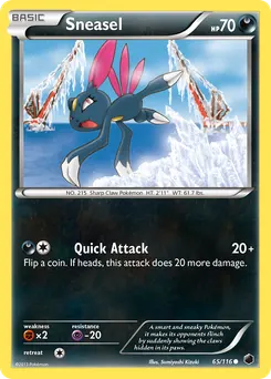 Sneasel #65, Plasma Freeze