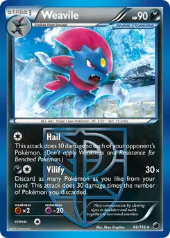 Weavile #66, Plasma Freeze