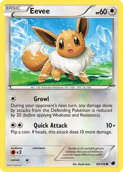 Eevee #89, Reverse Foil