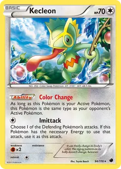 Kecleon #94, Plasma Freeze