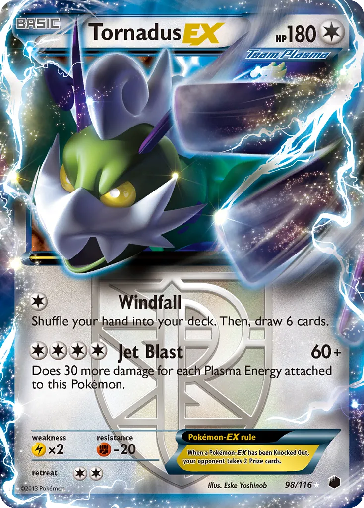 Tornadus-EX #98, Plasma Freeze