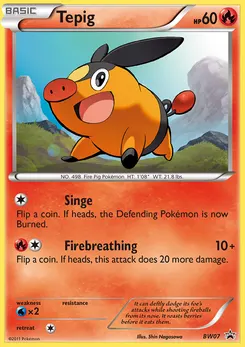 Tepig #BW07, Standard