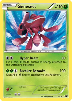 Genesect #BW101, Standard