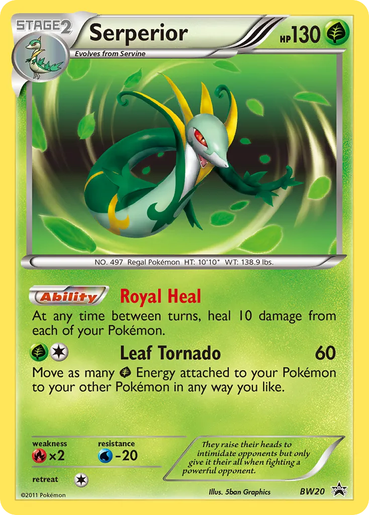 Serperior #BW20, BW Black Star Promos