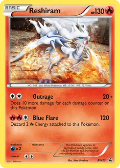 Reshiram #BW23, Reshiram Box