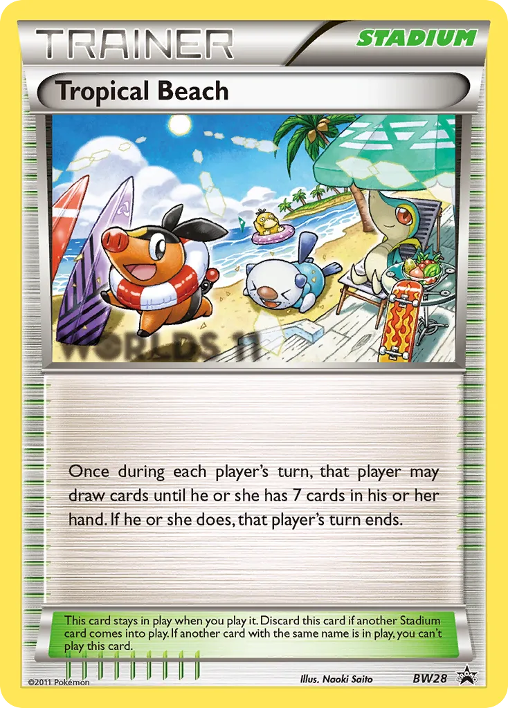 Tropical Beach #BW28, BW Black Star Promos Staff